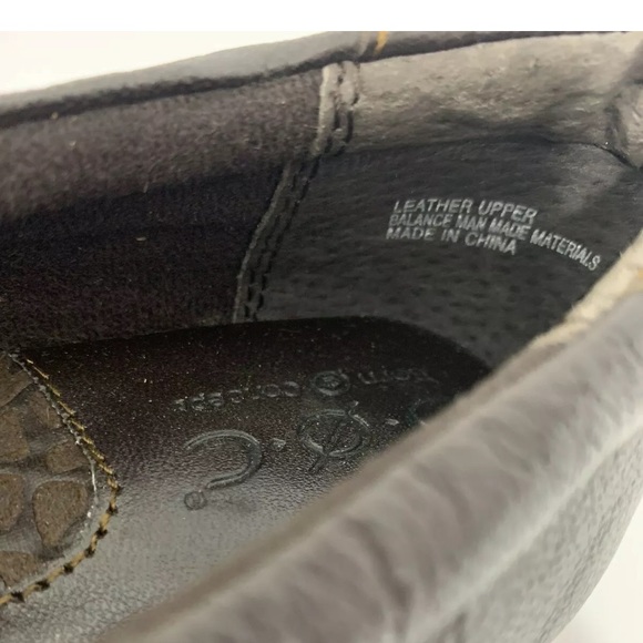 Born Concept Brown Leather Clog Shoe Size 6.5 - Picture 7 of 8